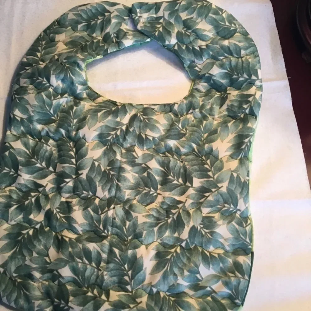 3/$25 or $12 ea. NWT Handmade Reversible Quilted Baby Bib. 3/$25.